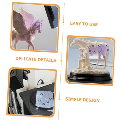 jojofuny 15 Blatt Scanner Reflektionsfolienaufkleber Scan Reflektionsmarker Reflektionsfolie Punktscanner Markierungspunkte Referenzpunkte Zum Scannen des Haustier 3D Zubehörs