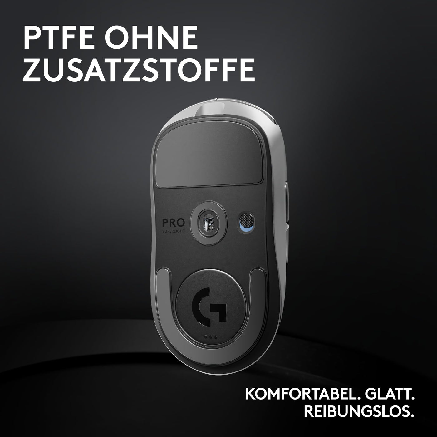 Logitech G PRO X SUPERLIGHT 2 LIGHTSPEED Kabellose Gaming-Maus, West Europa Verpackung, Lightweight, 60g, 8K-Abrufrate, 44K DPI, 5 programmierbare Tasten, USB-C, PC & Mac - Weiß