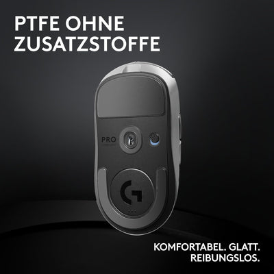 Logitech G PRO X SUPERLIGHT 2 LIGHTSPEED Kabellose Gaming-Maus, West Europa Verpackung, Lightweight, 60g, 8K-Abrufrate, 44K DPI, 5 programmierbare Tasten, USB-C, PC & Mac - Weiß