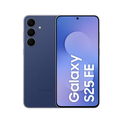 Samsung Galaxy S25 FE mit Galaxy AI, Handy mit Android, 6,7 Zoll FHD-Display, 50 MP Kamera, 128 GB Speicher, 8 GB RAM, 4.900 mAh Akku, Navy, 3 Jahre Herstellergarantie [Exklusiv auf Amazon]