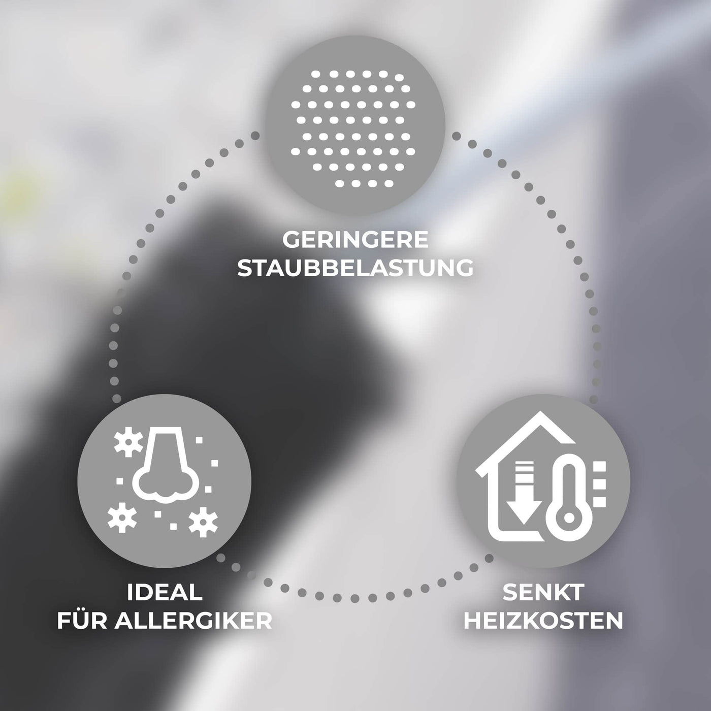 MaxxGoods Heizkörperbürste - 120 cm - Heizungsbürste mit Ziegenhaar Borsten - Ideal für die Reinigung von Flachheizkörpern