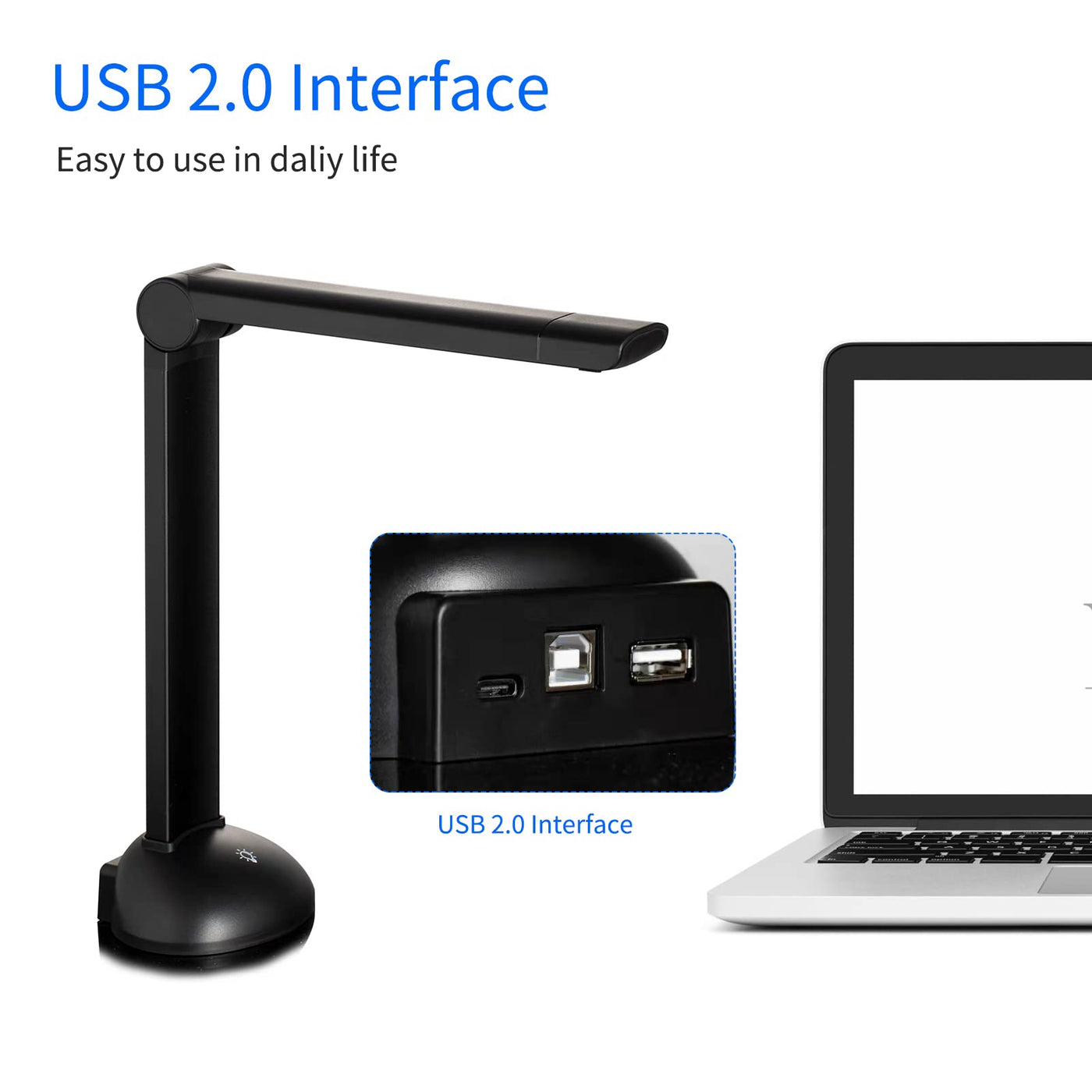 Intelligenter Tragbarer Dokumentenscanner, USB-Buch mit OCR, Automatischer Flatten Deskew-Scangröße, A3, Scannen, Digitalisierungskameras von Büchern, Verwendet für Datei,