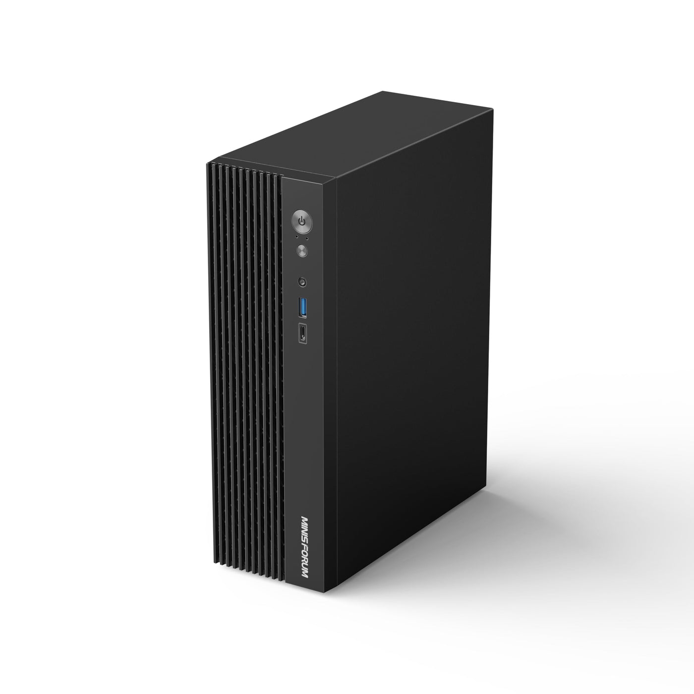 MINIS FORUM 795S7 Mini-ITX-PC AMD Ryzen 9 7945HX (16C/32T, bis zu 5,4 GHz), HDMI2.1/DP1.4/USB C, USB A x 5, USB C x 2, PCIe 5,0 x 16.400 W (kein RAM/SSD/dedizierte Grafikkarte)