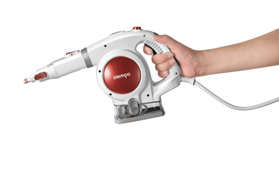 Stemoo 331605 Boden- & Hand Multifunktions Dampfreiniger, 19-in-1, für Teppichfliesen Boden und Polster, entfernt bis zu 99,9% der Bakterien