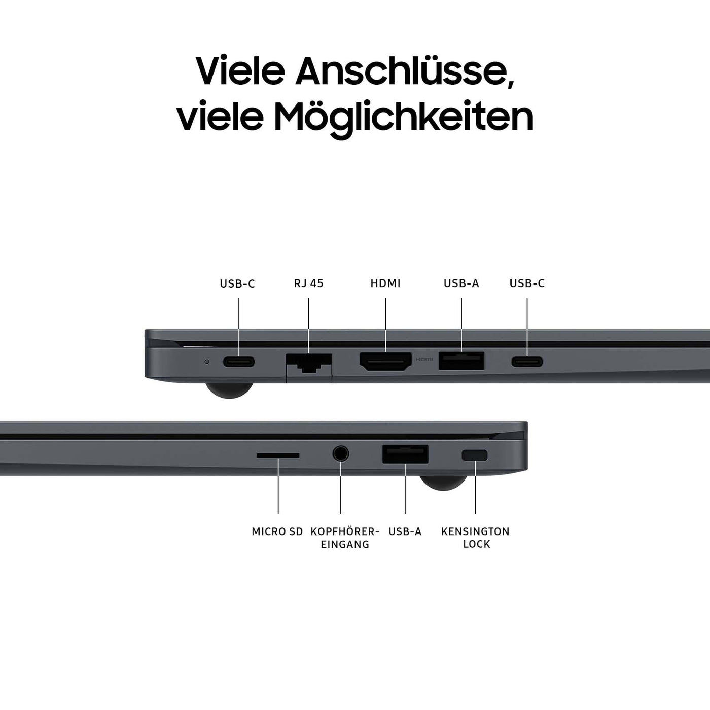 Samsung Galaxy Book4 Notebook, 15,6-Zoll-Display, Intel Core i3-Prozessor, 8 GB RAM, Laptop mit 256 GB Speicher, Gray, 3 Jahre Herstellergarantie, Windows 11 Home [Exklusiv auf Amazon]