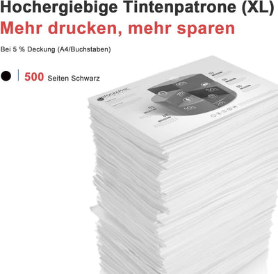 ANKINK Kompatibel Tintenpatrone Druckerpatronen als Ersatz für PG 545XL für Canon Patrone 545 XL für MG2450 MG2550 MG2950 MG2550s TR4550 TR4551 TR4650 TS3350 IP2850 MX490 MX495 MG3050, Schwarz 2 Pack