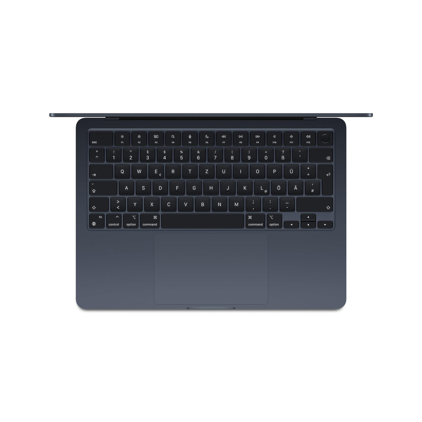 Apple 13" MacBook Air Laptop mit M3 Chip: 13,6" Liquid Retina Display, 24 GB gemeinsamer Arbeitsspeicher, 512 GB SSD Speicher, beleuchtete Tastatur, 1080p FaceTime HD Kamera, Mitternacht