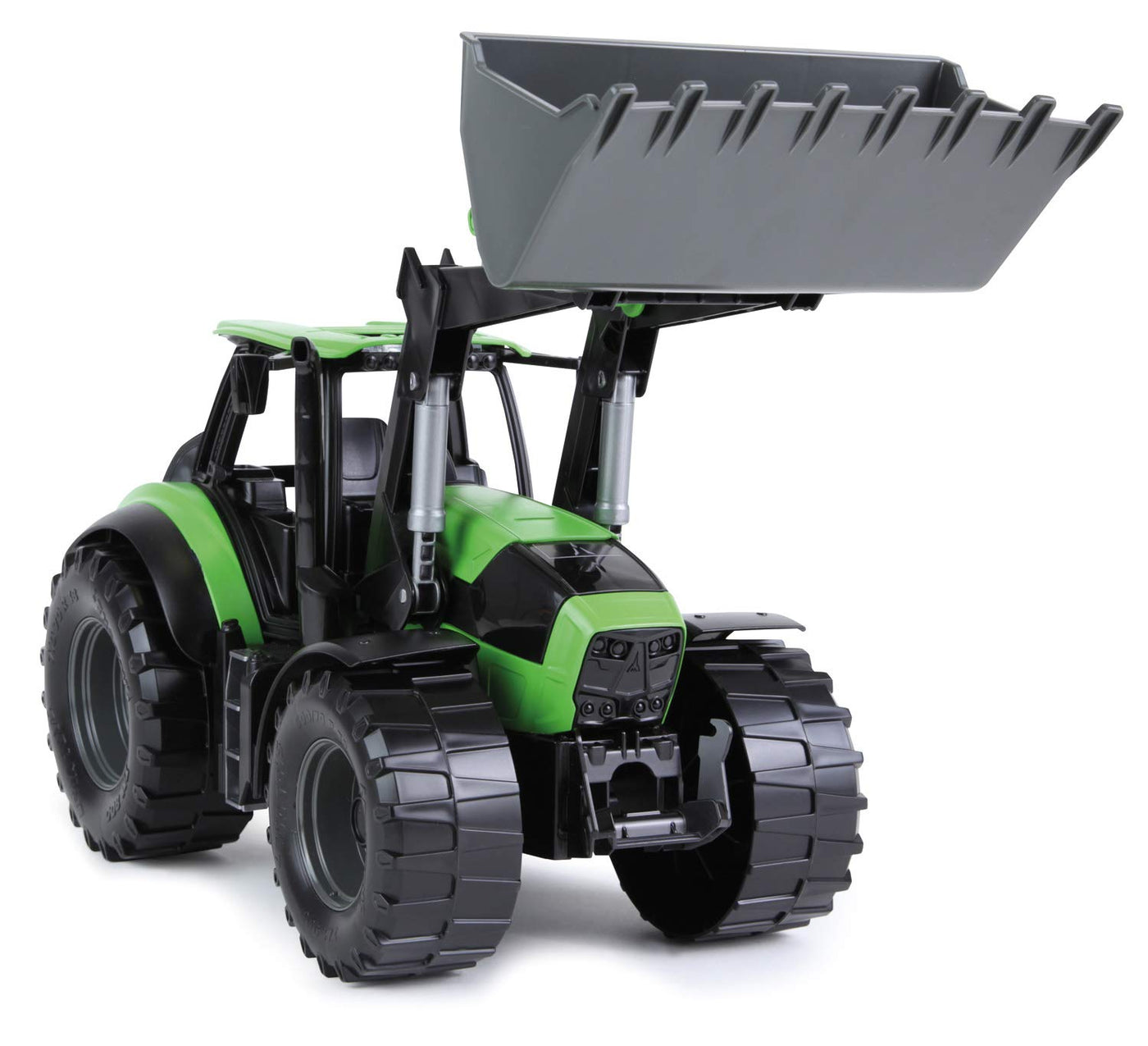 Lena Worxx Traktor Deutz-Fahr Agrotron 7250 TTV mit Frontlader 45 cm, realistisches Landwirtschaft Spielfahrzeug, robuster Trecker mit funktionstüchtiger Ladeschaufel, für Kinder ab 3 Jahren