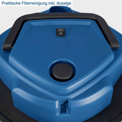 Scheppach AVC20 Aschesauger für Kamin - mit Filterreinigungsfunktion Ruß Staubsauger Kaminsauger Aschestaubsauger Kaminstaubsauger - für Grill Ofen | 20L Metallbehälter | 1200W Leistung