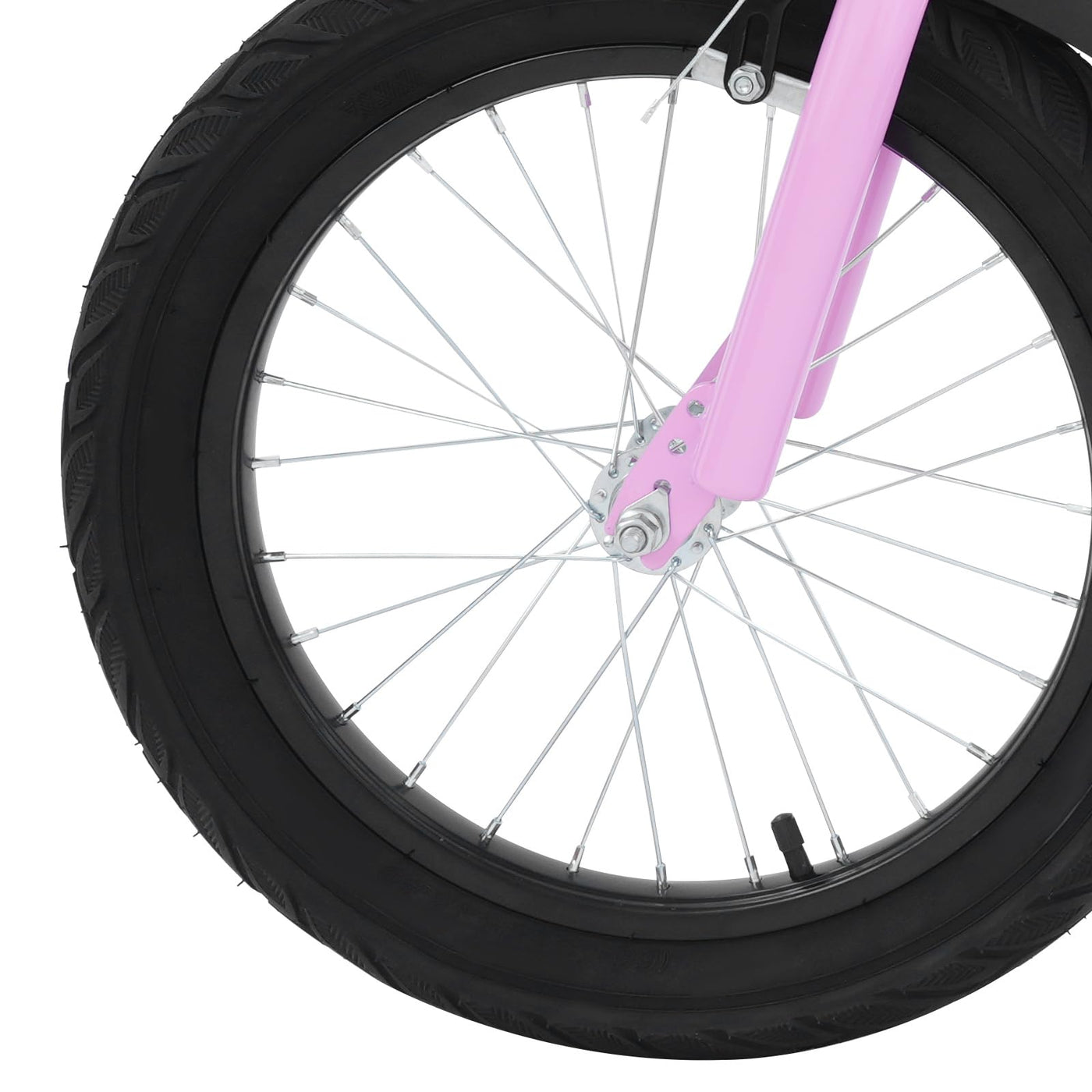 Kinderfahrrad 16 Zoll,Fahrrad Kinder mit Stützräder&Licht,Rahmen aus kohlenstoffreichem Stahl,Fahrrad für Kinder von 5-8 Mädchen&Jungen (Rosa)