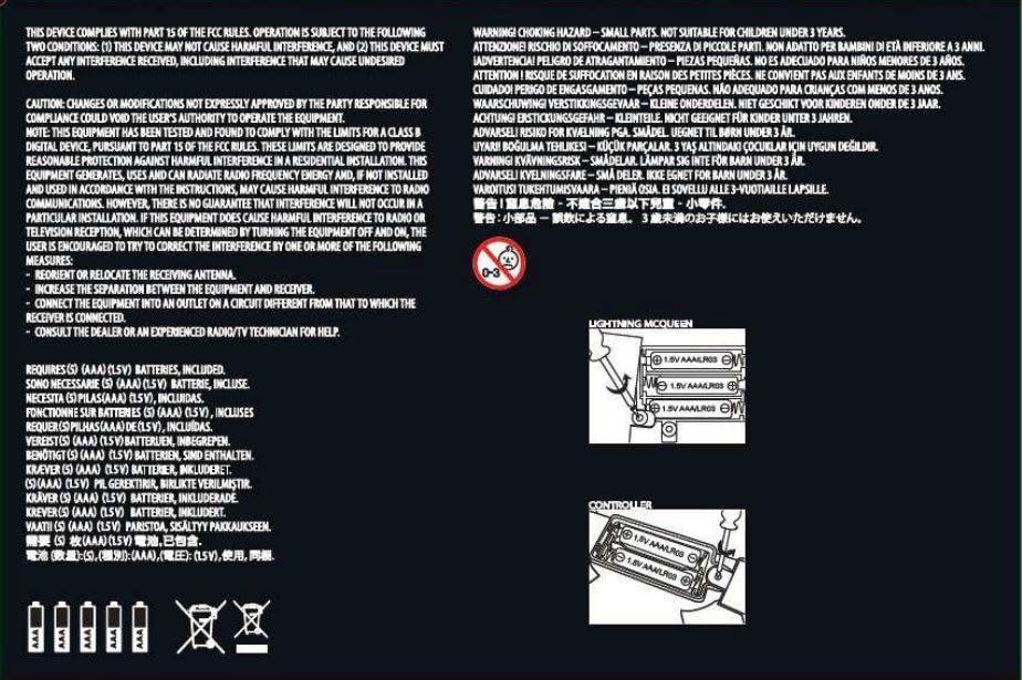 Disney Store Pixar Ferngesteuertes Auto Lightning McQueen Pixar Cars, 15 cm / 6”, 2,4 GHz, Auto Spielzeug, bewegt Sich in Vier Richtungen, stundenlanger Fahrspaß, geeignet für Kinder ab 3 Jahren