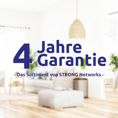 STRONG - WLAN Repeater 300 v2 - Highspeed WLAN Verstärker - Bis zu 300 Mbps - Signalverstärkung für alle Boxen/Router - Einfache Plug & Play-Installation - weiß