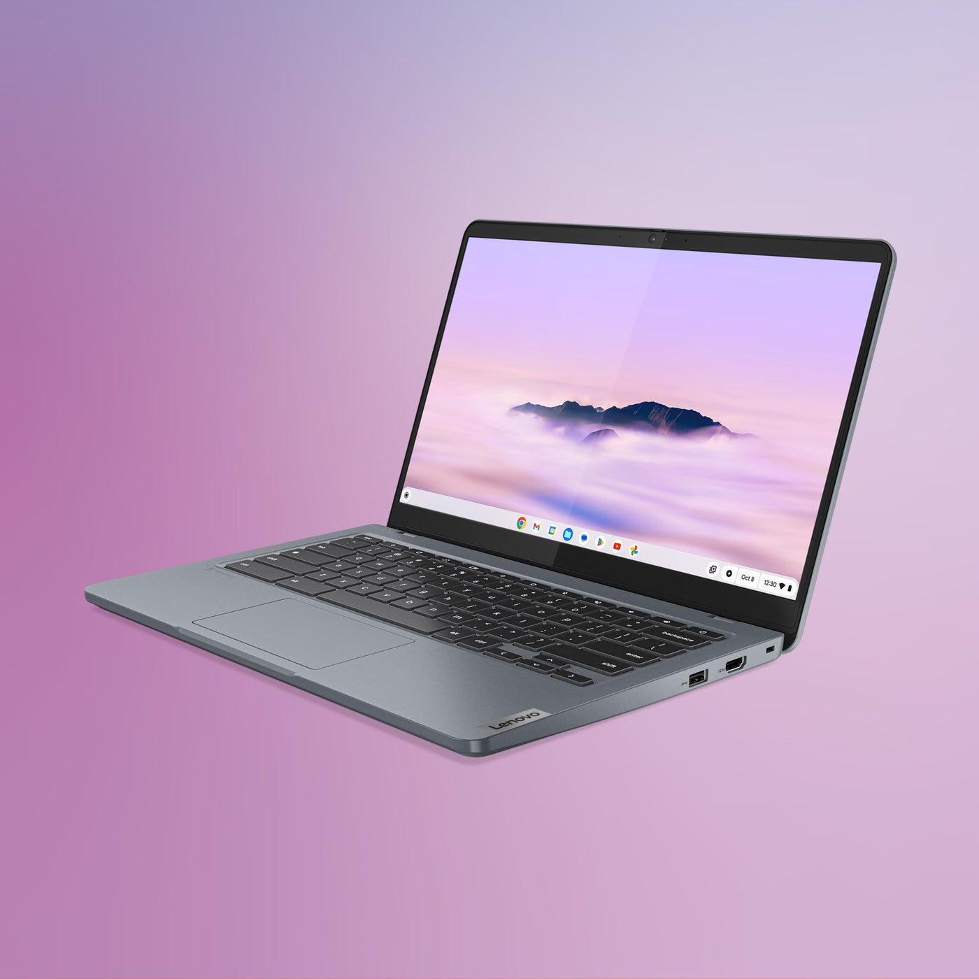 Lenovo IdeaPad Slim 3 Notebook Chromebook Plus 14 Zoll FHD (1920x1080), Intel Core i3-N305, 8GB RAM, 256GB SSD, WiFi 6, ChromeOS (kompatibel mit Google App, Microsoft 365, Adobe)