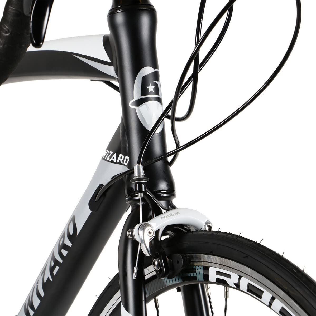 28 Zoll Rennrad Wizard Spark 2.5 Shimano Claris 16 Gang Race Bike Fahrrad Rh 56cm schwarz