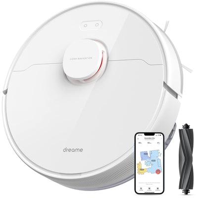 DREAME D10s Saugroboter mit Wischfunktion, 5000Pa Staubsauger Roboter mit LDS-Navigation, 280 Minuten Laufzeit Max, App-Steuerung, Ideal für Teppiche, Tierhaare, Hartböden