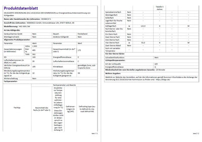Heinrich´s Kühlgefrierkombination 175Liter, Kühlvolumen 122L, Gefrierfach 53L,LED Innenraumbeleuchtung, Kühlschrank Türanschlag wechselbar, leise 39dB,große Tiefkühlboxen, 7 Temperaturstufen, schwarz