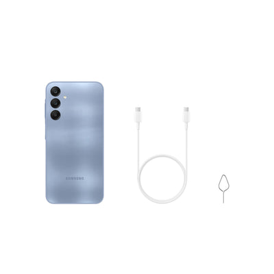 Samsung Galaxy A25 5G Smartphone, Simlockfrei ohne Vertrag, Android-Handy, 128 GB, Schnellladefunktion, 50-MP-Kamera, Blue, 30 Monate Herstellergarantie [Exklusiv auf Amazon] [Deutsche Version]
