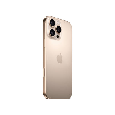 Apple iPhone 16 Pro Max 512 GB: 5G Handy mit Kamerasteuerung, 4K 120 Dolby Vision und einem großen Sprung bei der Batterielaufzeit. Funktioniert mit AirPods, Titan Wüstensand