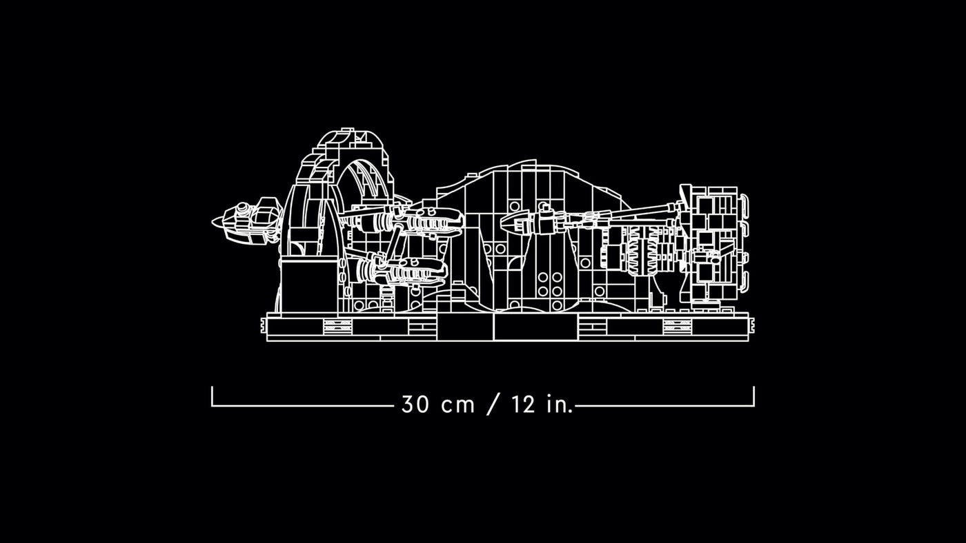 LEGO Star Wars Podrennen in Mos Espa – Diorama, Set für Erwachsene, Die dunkle Bedrohung Modellbausatz, enthält Anakin Skywalker's Podracer, Sammlerstück, Geschenke für Männer und Frauen 75380