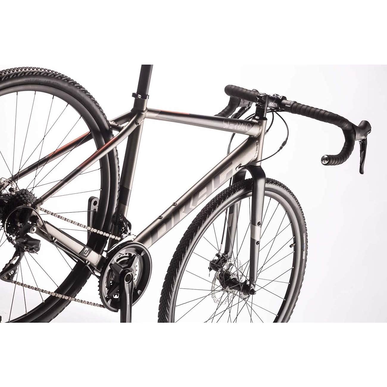 Airtracks 28 Zoll Herren Gravel Bike STERRATO 3.0 Fahrrad 2 x 8 Gang Shimano Claris RD-R2000 8-Fach (55cm (für Körpergröße 175-188cm))