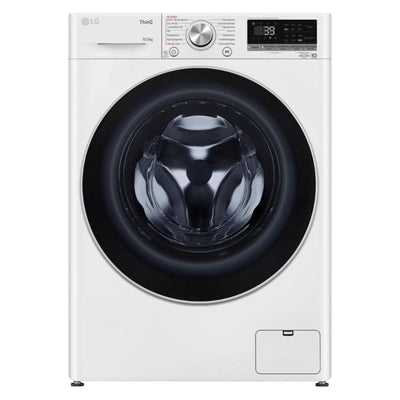 LG Electronics Waschmaschine 10,5 kg AI DD Steam TurboWash 360° ThinQ Neue Wohlfühl-Trommel F6WV710P1 Weiß