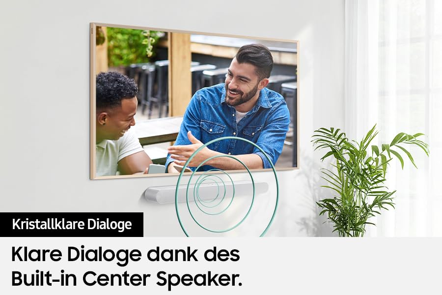 Samsung HW-S67GD 3.1-Kanal All-in-one Soundbar für TV-Geräte, Bluetooth-Lautsprecher mit kabellosem Dolby Atmos / DTS Virtual:X, Q-Symphony, Adaptive Sound Lite [2024]