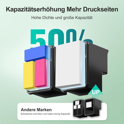 PG-545XL CL-546XL für Canon Druckerpatronen 545 546 XL Multipack Ersatz für Pixma MX495 TR4550 TS3150 TR4551 MG3050 MG2555s MX490 TS3151 MG2550s TS3350 MG2950 MG2950S MG3051 (Schwarz, Farbe, 2er-Pack)
