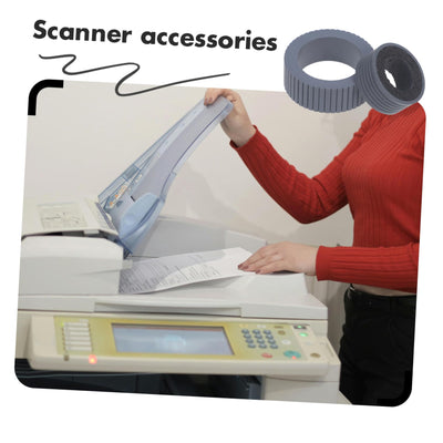 Angoily 4 Stück Scanner Zubehör Pager Ersatz Scanner Teile Ersatz Scanner Rollen Pager Scanner Pager Sorter Ersatz Für Scanner Pager Roller Pager Zubehör