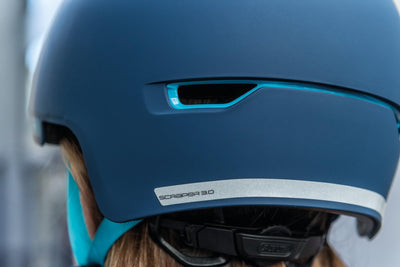 ABUS Stadthelm Scraper 3.0 ACE - Robuster Fahrradhelm für den Stadtverkehr - für Damen und Herren - Orange, Größe M