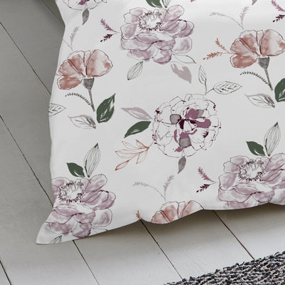 Traumschlaf Moderne Biber Bettwäsche Atherton Rose kuschelig weich aus 100% Baumwolle mit Reißverschluss - Made in Germany 135x200 cm + 80x80 cm