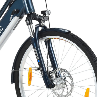 smartEC Trek-28D E-Bike Damen Trekking 250W Hinterradmotor Li-Ion-Akku 36V/13Ah Elektrofahrrad 28 Zoll Reichweite 90km bis 25 km/h Trekking City (Blau)