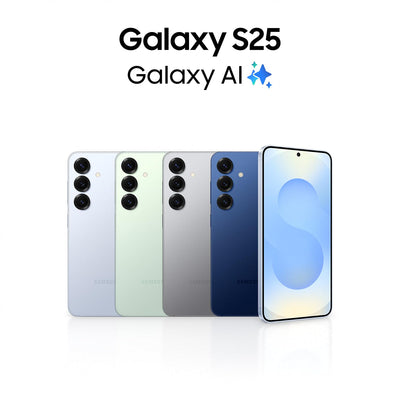 Samsung Galaxy S25 AI Smartphone mit Galaxy AI, 12 GB RAM, 128 GB Speicher, Silver Shadow, 3 Jahre Herstellergarantie + Galaxy Watch7 Smartwatch