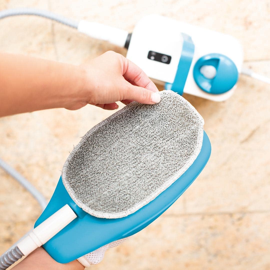 Livington SteamTouch Mikrofaser Pads 2 Stück. - Ersatzpads für Ihren Livington SteamTouch - Maschinenwaschbar