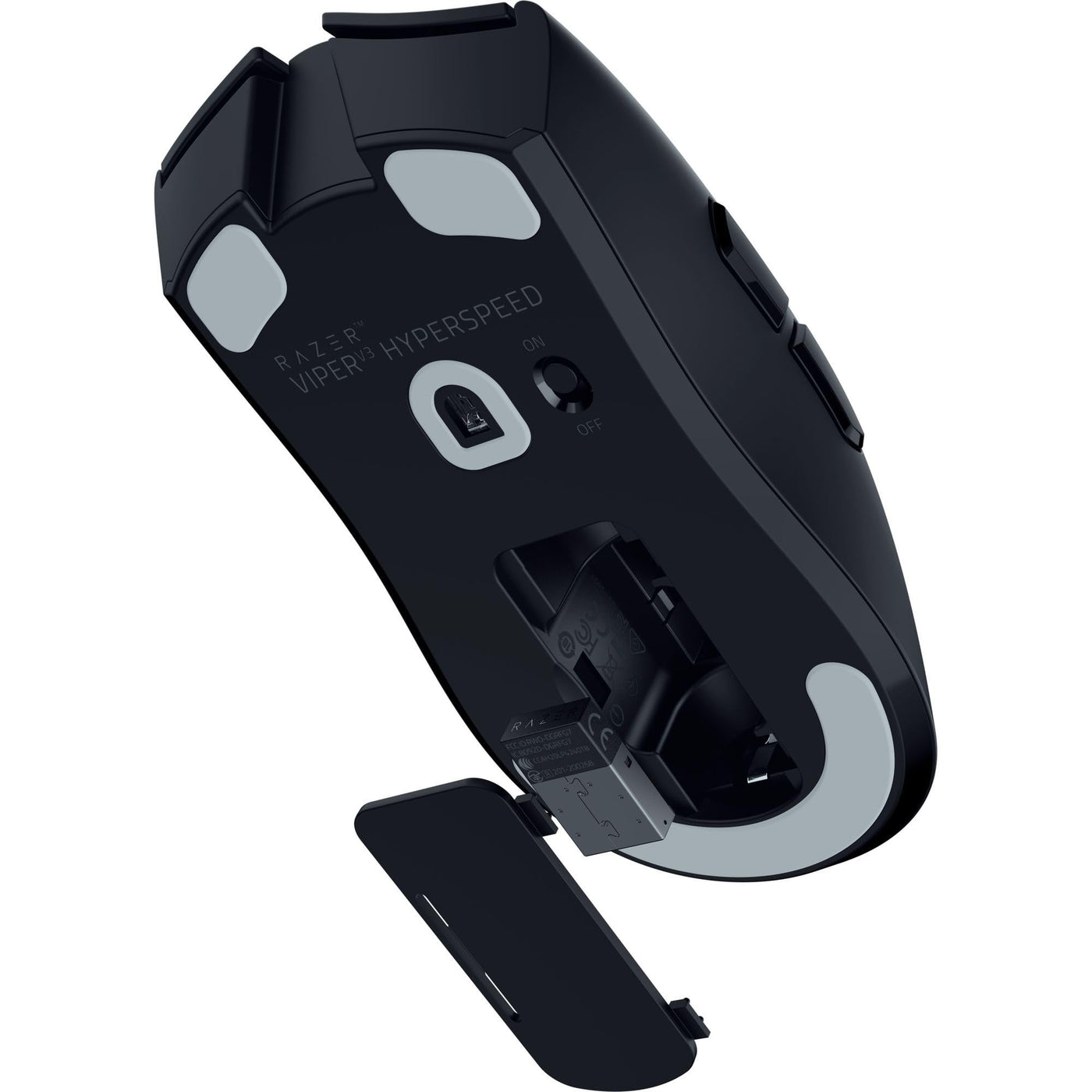 Razer Viper V3 HyperSpeed - Kabellose Esports Maus (Focus Pro 30K Optical Sensor, Bis zu 280 Std. Akku, Mechanische Maus-Switches der 2. Generation, kabellose Abtastrate von 4000 Hz) Schwarz