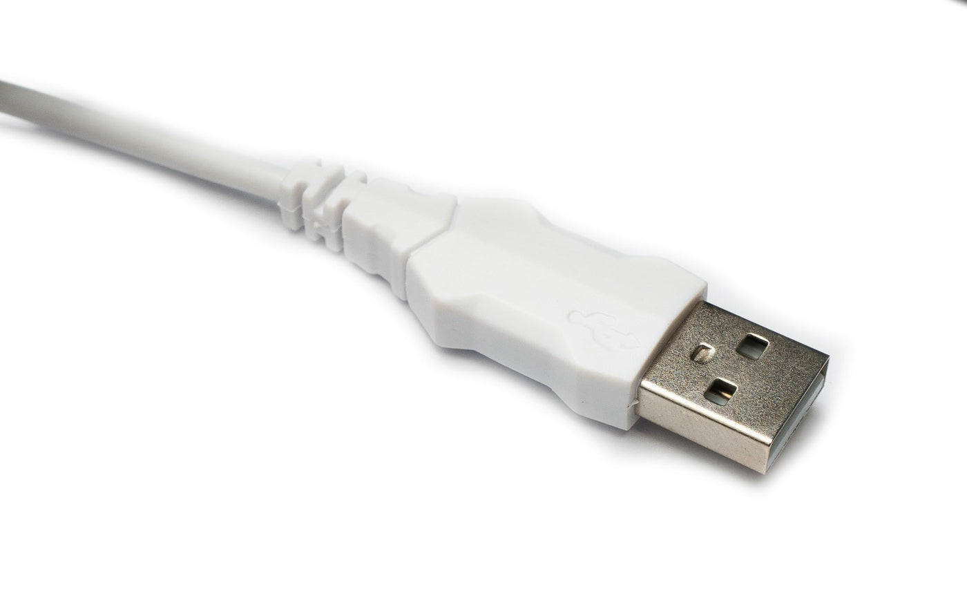 System-S Numpad Ziffernblock 23 Tasten USB 2.0 Typ A mechanische Tastatur mit LED in Weiß