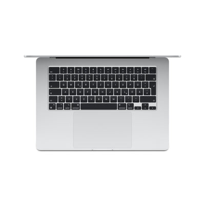 Apple 2024 15" MacBook Air Laptop mit M3 Chip: 15,3" Liquid Retina Display, 16 GB gemeinsamer Arbeitsspeicher, 512 GB SSD Speicher, beleuchtete Tastatur, 1080p FaceTime HD Kamera, Touch ID, Silber