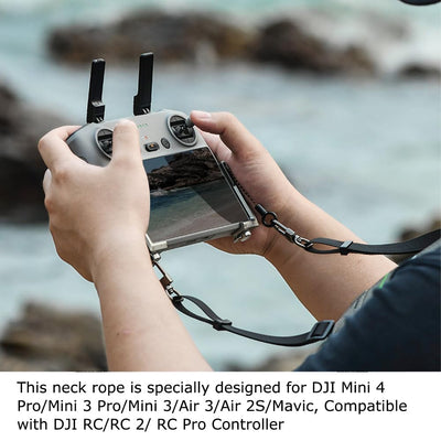 Gurt für DJI RC/RC 2/ RC Pro Controller Umhängeband, Afenau 3 in 1 Drohne Zubehör, Einstellbar Gurt Schlüsselband, Controller Halsband Tragegurt für DJI Mini 4 Pro/Mini 3 Pro/Mavic 3/Air 3/Mini 3