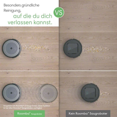 iRobot Roomba i1152 Saugroboter (Staubsauger Roboter), WLAN-fähig mit Zwei Gummibürsten für alle Böden, Individuelle Vorschläge per App, Kompatibilität mit Sprachassistenten, Farbe: Mandel