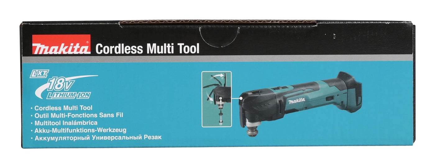 Makita DTM51Z Akku-Multifunk.Werkzeug 18,0 V (ohne Akku, ohne Ladegerät, ohne Zubehör), Blau