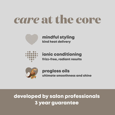 Revamp Progloss Ion Shine Keramik-Glätteisen mit Ionen-Technologie für jederzeit frizzfreie Ergebnisse, angereichert mit Progloss Smooth Keratin, Argan- und Kokosöl, verschiedene Hitzestufen, Schwarz