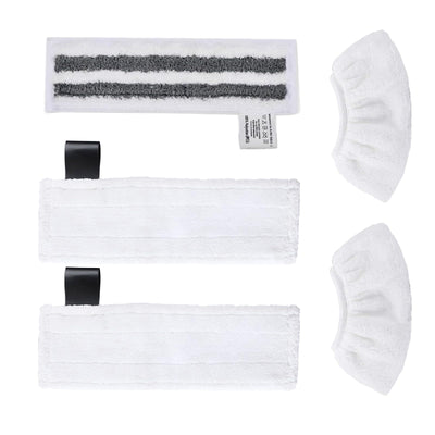 5er-Pack Dampfreiniger-Zubehör kompatibel mit Kärcher Easyfix SC1 SC2 SC3 SC4 SC5, waschbare Mikrofasertücher kompatibel mit Kärcher Dampfreinigern der Serie SC1 SC2 SC3 SC4 SC5 (5)