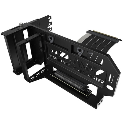 Cooler Master Vertical GPU Holder Kit V3 – Für E-ATX/ATX/mATX PC-Gehäuse & PCI-E 4.0-Geräte, anpassbare modulare Grafikkartenunterstützung, dicke SGCC-Stahlhalterung, inkl. 165mm Riser-Kabel – Schwarz