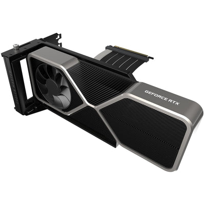 Cooler Master Vertical GPU Holder Kit V3 – Für E-ATX/ATX/mATX PC-Gehäuse & PCI-E 4.0-Geräte, anpassbare modulare Grafikkartenunterstützung, dicke SGCC-Stahlhalterung, inkl. 165mm Riser-Kabel – Schwarz