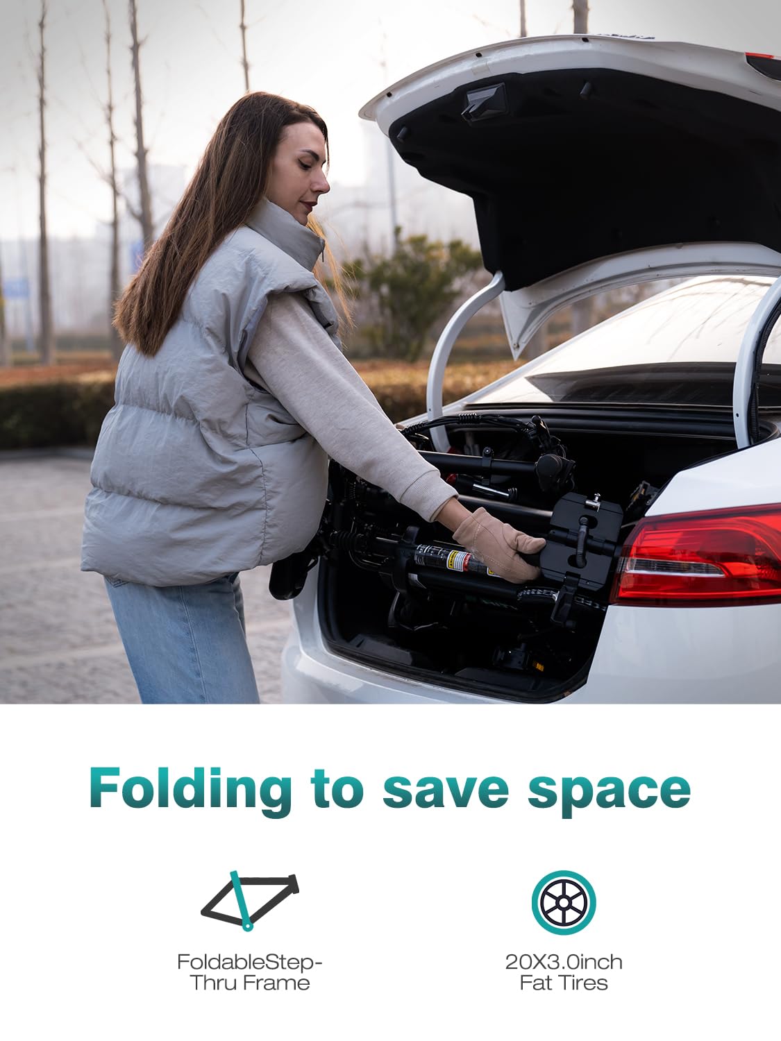 HITWAY E Bike BK6SL1-36V15.6Ah mit 250W Motor, Elektrofahrrad 20 Zoll, 70-150km Reichweite, 7-Gang, APP-Steuerung, faltbar, IP54 wasserdicht Pedelec