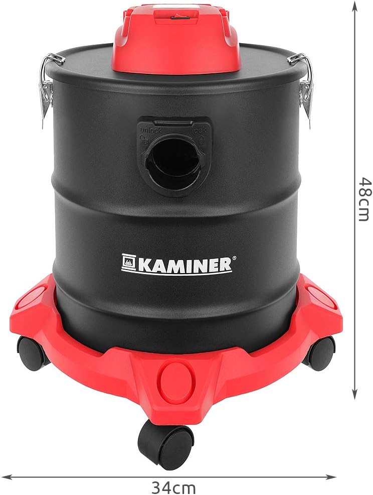 KAMINER Aschesauger Doppel-Filter-System kalte warme Asche Ofen 10927