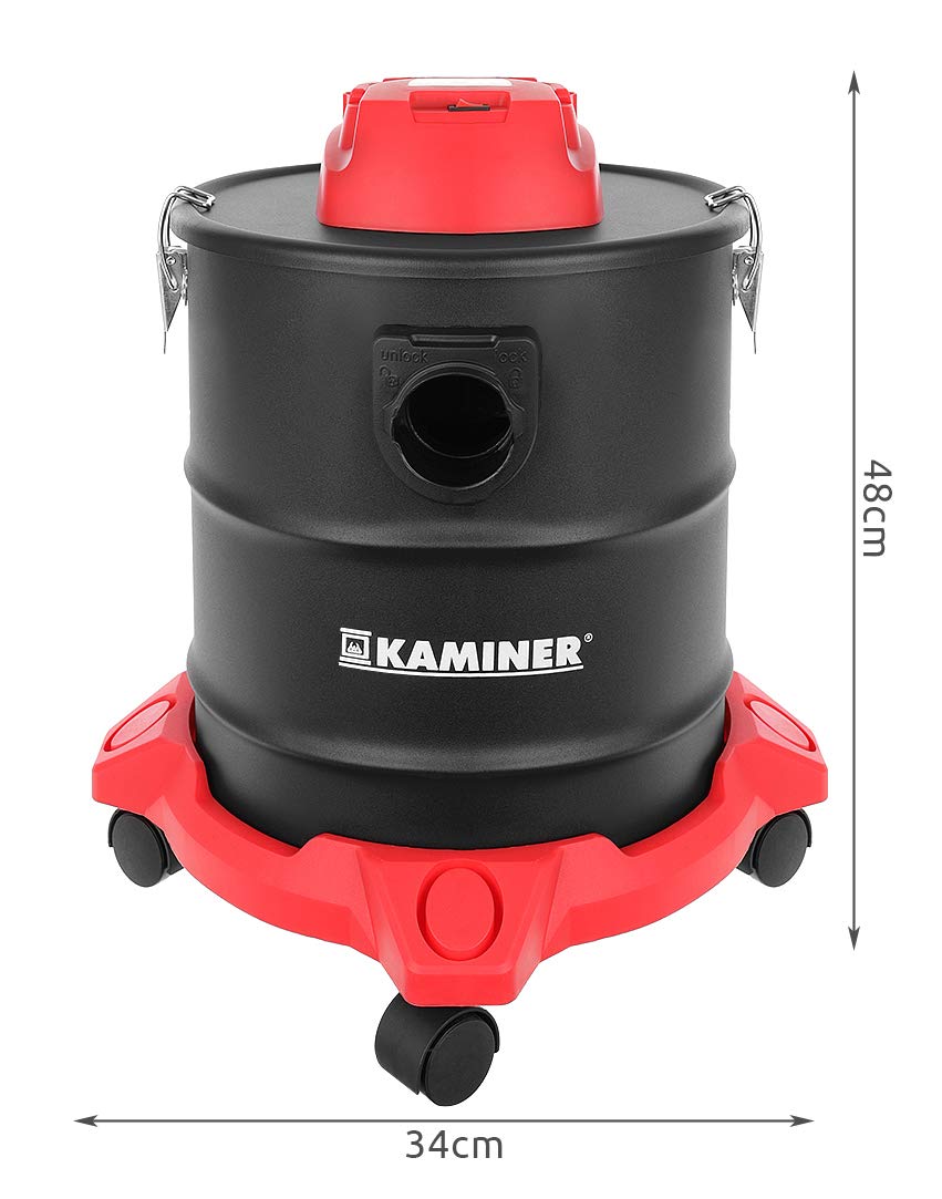 KAMINER Aschesauger Doppel-Filter-System kalte warme Asche Ofen 10927