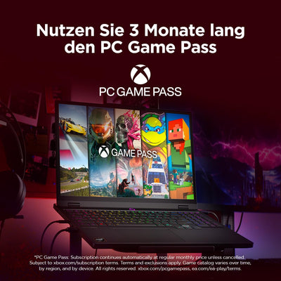 Lenovo Legion 5 Gaming AI Laptop | 15.1" WQXGA 165 Hz OLED Display | NVIDIA GeForce RTX 5060 | AMD Ryzen AI 7 350 | 16GB RAM | 1TB SSD | Win11 | QWERTZ | Eclipse Black | 3 Monate GamePass