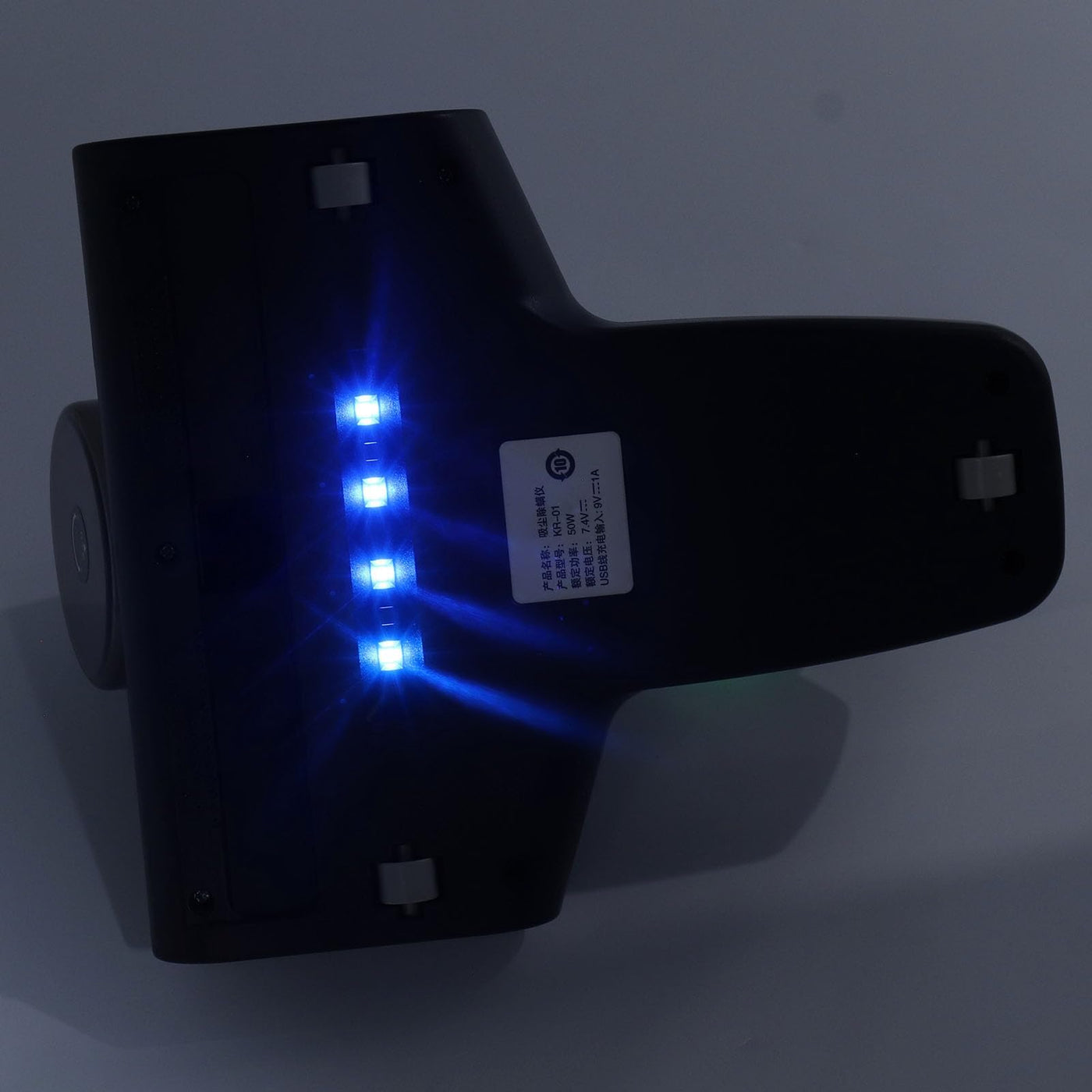 Fafeicy Matratzenstaubsauger, Leistungsstarke 15-kPa-Saugkraft, UV-Technologie, Hochfrequenzklopfen, Zur Tiefenreinigung der Matratze, ABS-Material