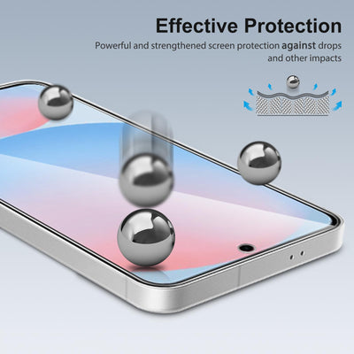 SPARIN 3 Stück für Samsung Galaxy S24 FE Panzer Schutz Glas, 6,7 zoll, HD-Klar, 9H Härte, Kratzfest, Ultrabeständig Displayschutzfolie