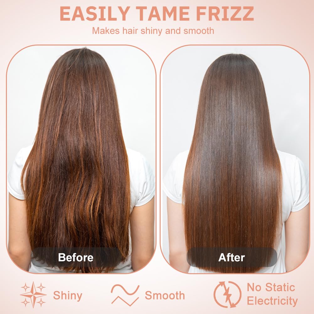Alaoo Glätteisen Haarglätter,Verbesserte Version Ceramic Straight für Glatte & Glänzende Haare,Haarglätter Glätteisen Professioneller,2 in 1 Glätteisen Ideal Zum Glätten & Stylen von Locken und Wellen